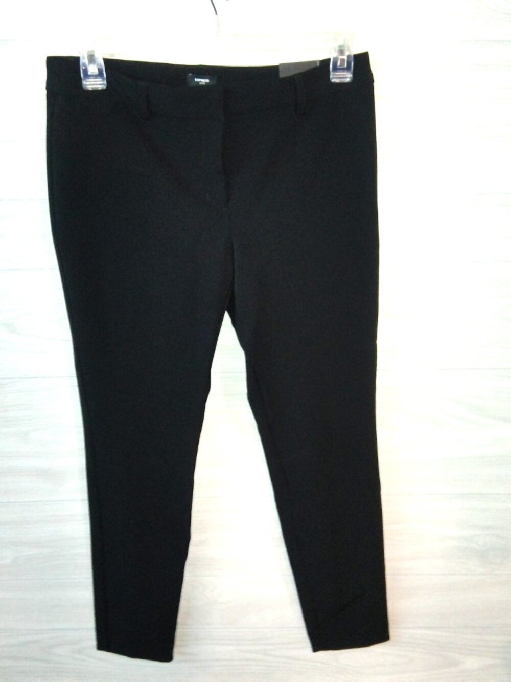 Express Editor Women's Pants Size 10R Black Skinny Mid Rise NEW with Tags